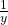 \frac{1}{y}