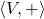 \langle V,+\rangle