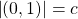 \[ \left\vert (0,1) \right\vert=c\]