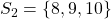 S_{2}=\left\lbrace 8,9,10 \right\rbrace