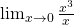 \lim_{x\to 0} \frac{x^3}{x}