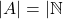 |A|=|\mathbb{N}