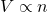 \begin{equation*} V \propto n \end{equation*}