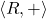 \left\langle R, + \right\rangle