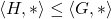 \langle H,*\rangle \leq \langle G,*\rangle