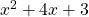 x^2+4x+3