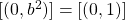 [(0,b^{2})]=[(0,1)]