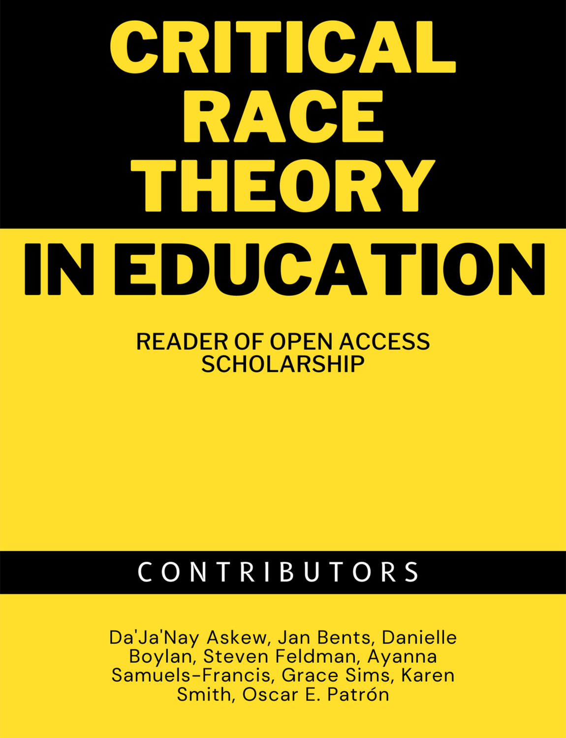 Cover image for Critical Race Theory in Education: Reader of Open Access Scholarship