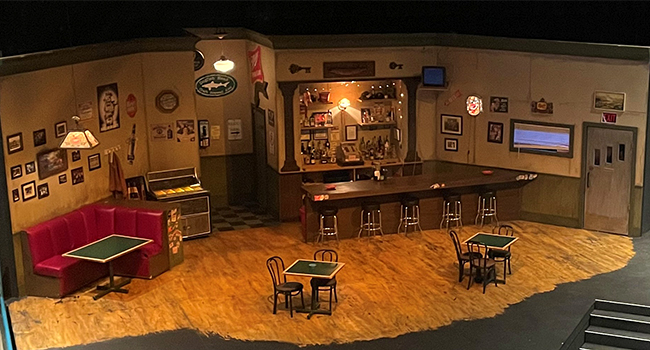 Photo of the set of IU Southeast Theatre's production of SWEAT.