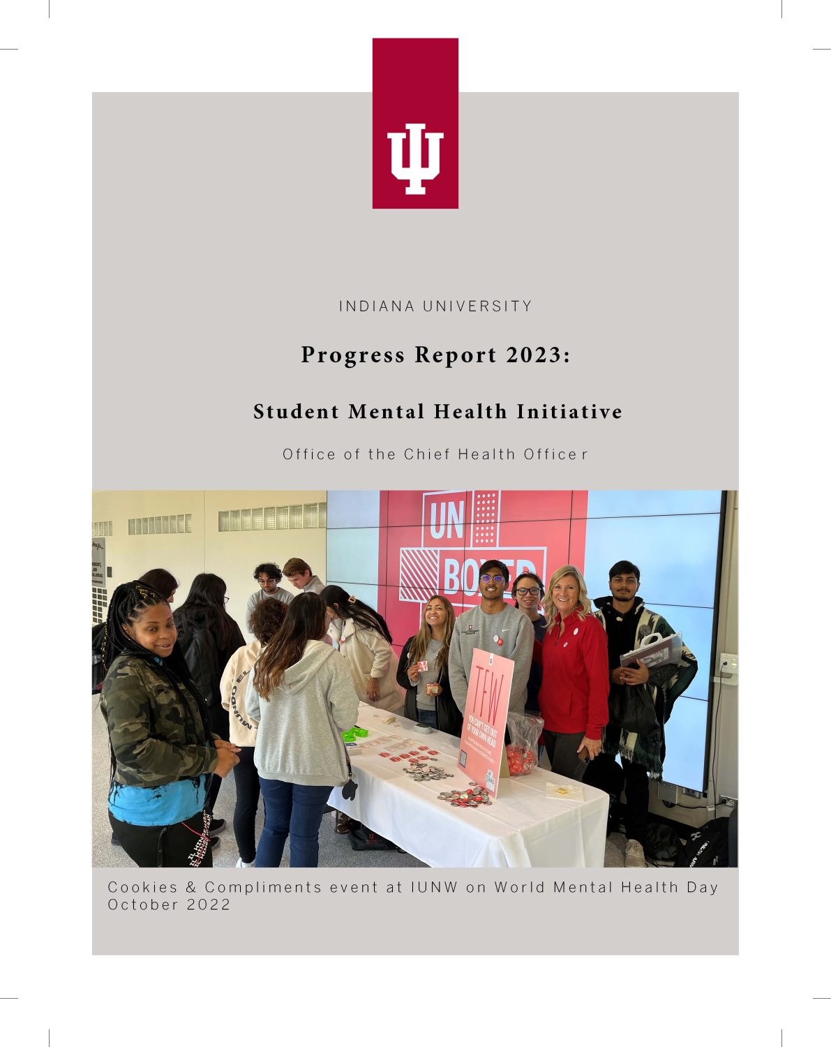 Cover image for Progress Report 2023: Year One of the Student Mental Health Initiative