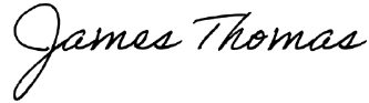 James Thomas signature
