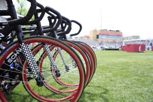 Photo of bicycles from the 2018 running of the Little 500 race.