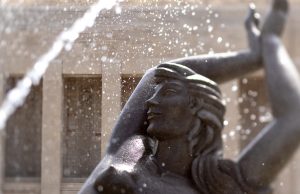 Showalter Fountain at IU Bloomington.