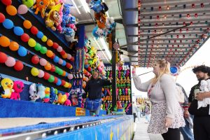 IU Indianapolis students celebrate the end of the semester with a carnival.