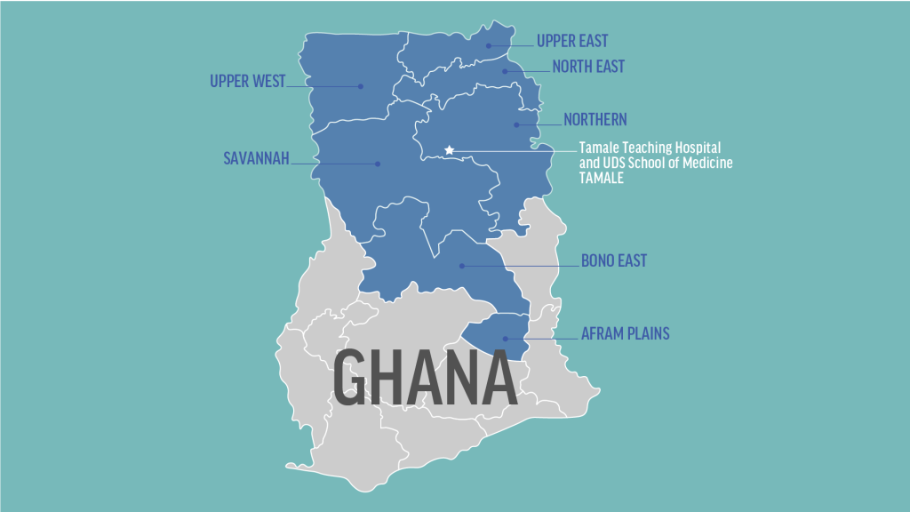 Map of Ghana