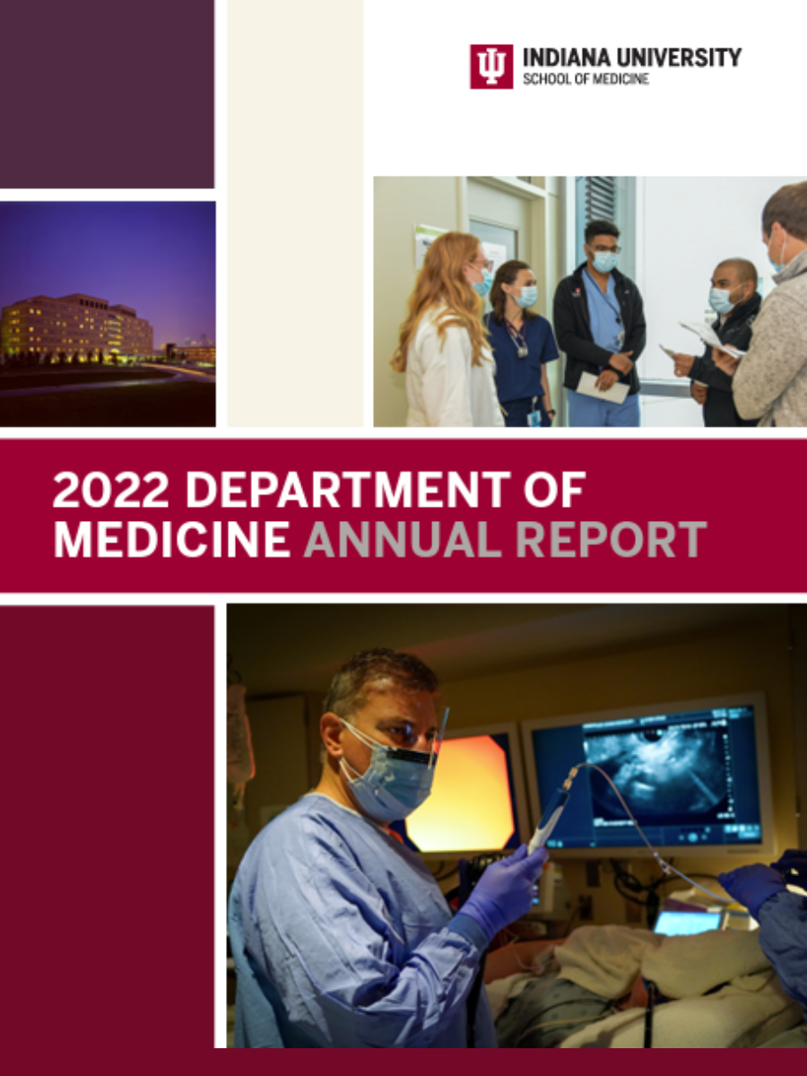 Cover image for Department of Medicine 2022 Annual Report