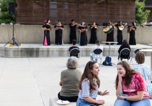Image from a performance at the IU Northwest Hispanic Heritage Kickoff event.