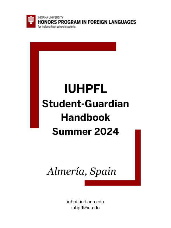 Cover image for Almería Student-Guardian Handbook 2024