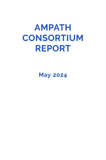 Cover image for May AMPATH Consortium Report