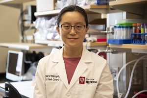 Portrait of researcher in lab