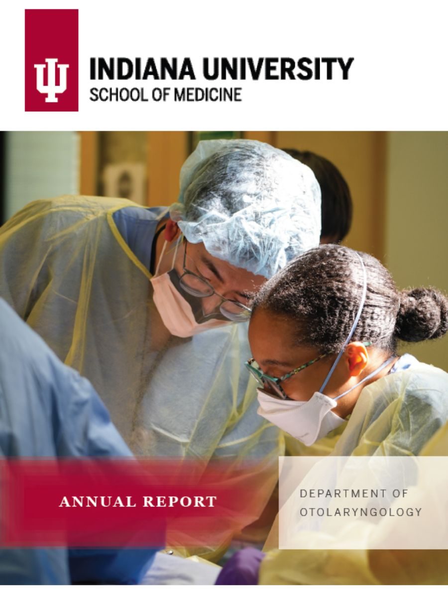 Cover image for Department of Otolaryngology 2023 Annual Report
