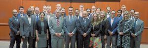 Group photo of lectureship attendees and faculty members