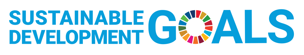 The logo of the SDG, stating Sustainable Development Goals.