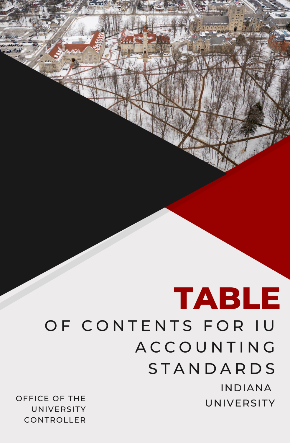 Cover image for IU Accounting Standards Table of Contents