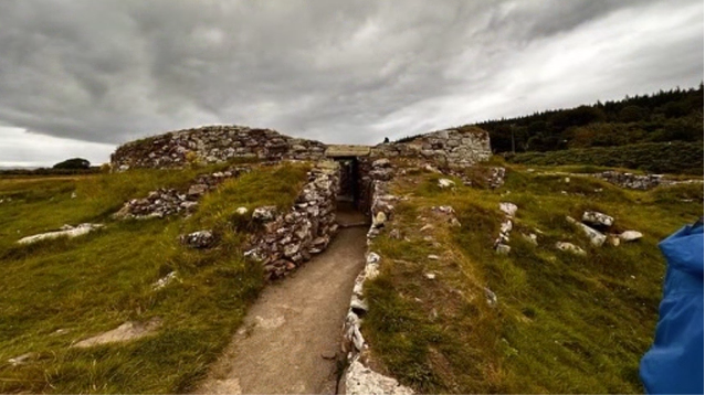 A photo of an ancient Scottish residence.