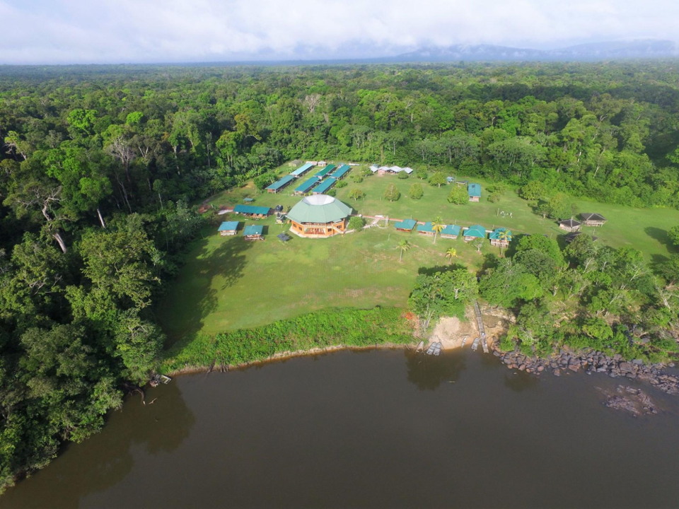 A photo of Iwokrama River Lodge.