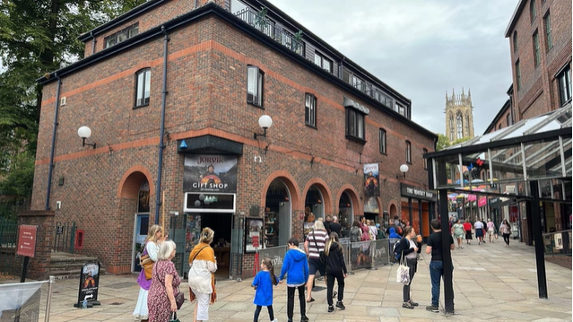 A photo of the Jorvik Viking Center building.