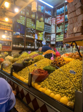 A photo of fresh produce in a market.