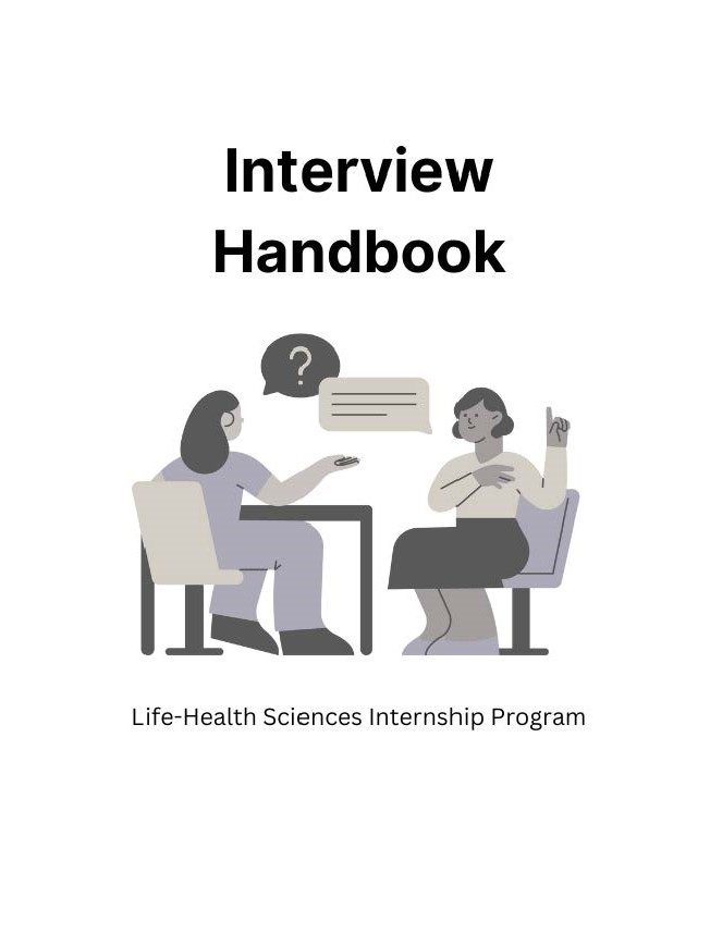 Cover image for Life-Health Sciences Internship Program Interview Handbook