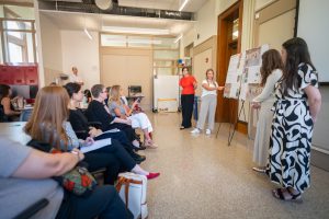 Interior design students present proposals at IU Bloomington.