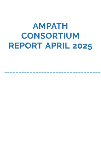 Cover image for AMPATH Consortium Report April 2025