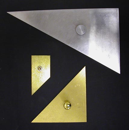 Metal triangles