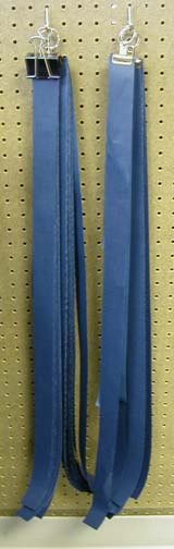 Precut strips of hinge cloth