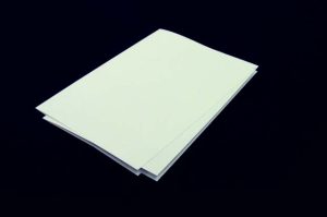 New double folio endsheets with hinge cloth