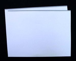 Endsheets with hinge cloth adhered