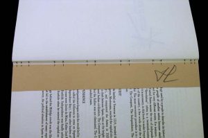 Template to mark the sewing stations