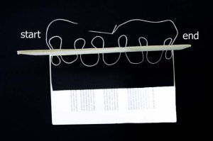 Path of the sewing thread