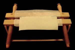 Measuring the super, aka spine lining cloth