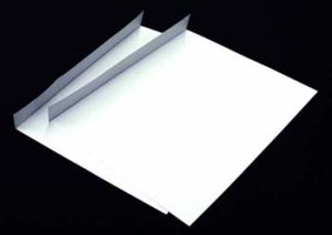 Hinge cloth folded over