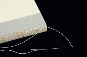 Sewing along the spine
