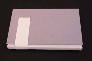 Marking the spine and joint width on a paper strip