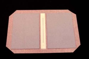 Affixing the spine inlay