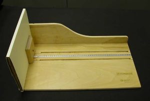 Measuring the thickness with the first board wrapped around the book