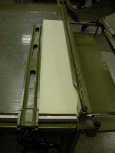 Making the first crease on the second board