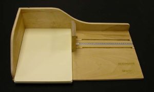Measuring the wrapper to get the width of the cover boards