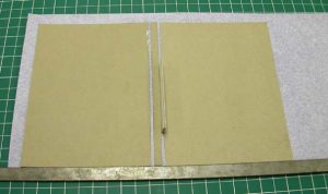 Gluing and positioning the second board